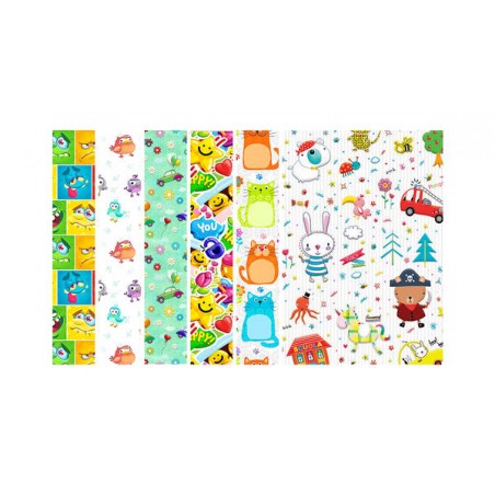 CARTA REGALO ROTOLO RG4 LUNA PARK 0,7x2mt ASS.TO