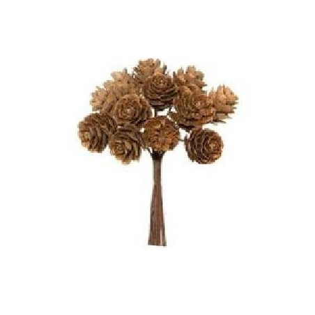 MAZZOLINO 12 PIGNE NATURAL 11cm