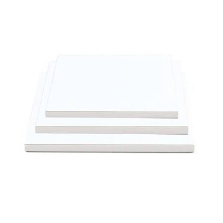 SOTTOTORTA CAKE BOARD QUADRATO 25x25x1,2cm BIANCO