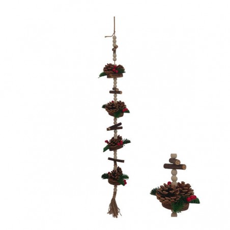 GHIRLANDA PIGNA NATURAL 90cm