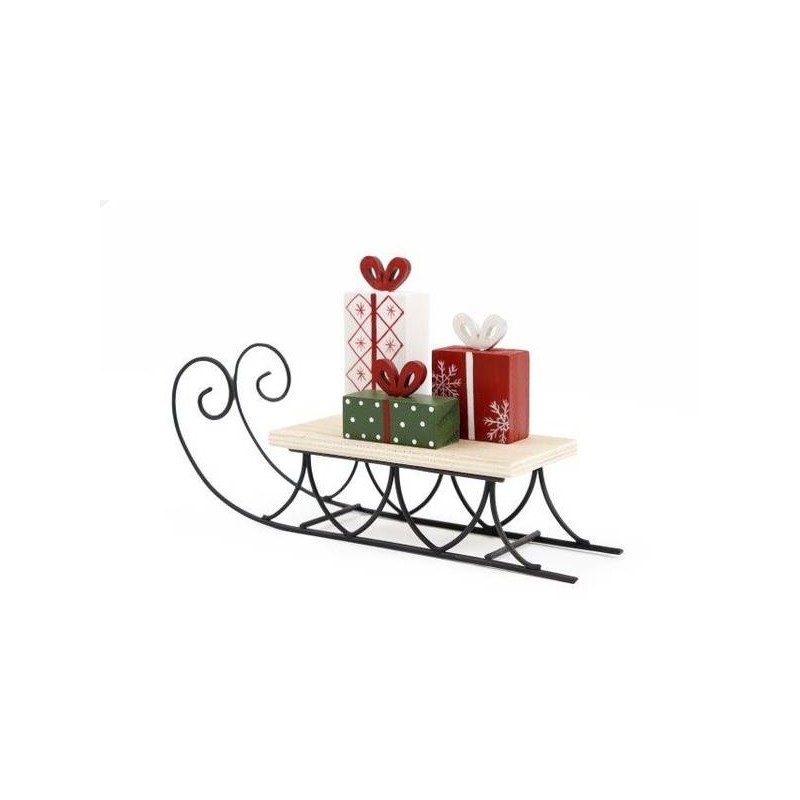 SLITTA CON PACCHI REGALO 22,5x14cm