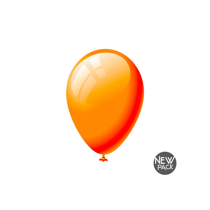 PALLONCINI IN LATTICE 28cm ARANCIONI 16pz