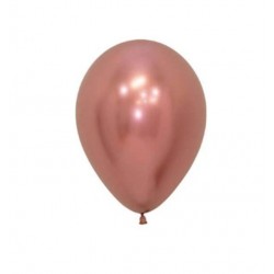 PALLONCINO ROSEGOLD REFLEX 5 12cm 50pz