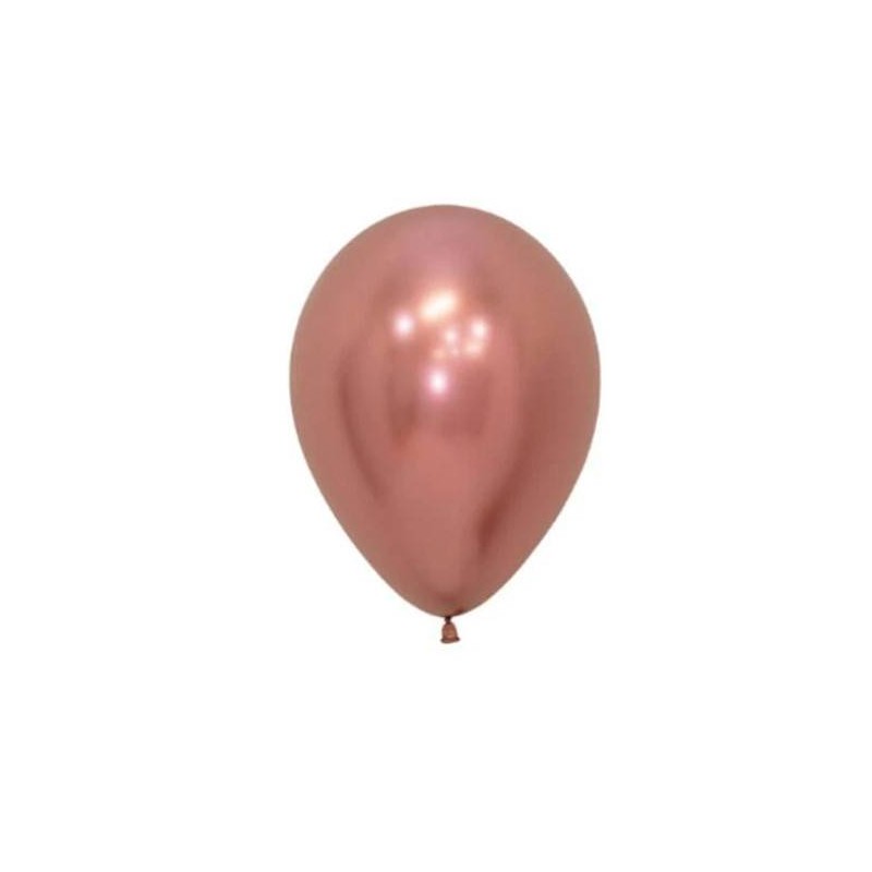 PALLONCINO ROSEGOLD REFLEX 5 12cm 50pz