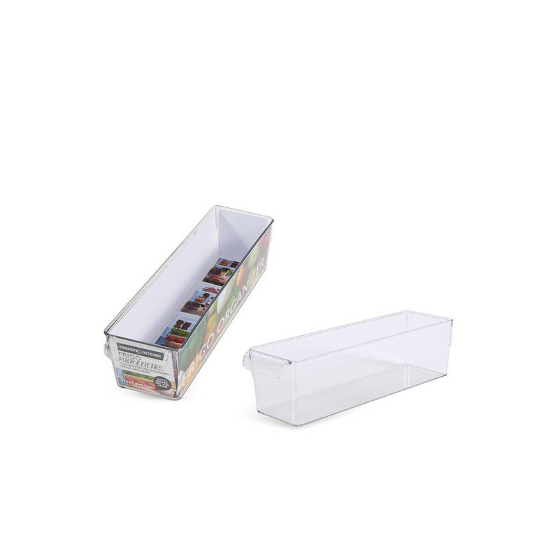 CONTENITORE FRIGO ORGANIZER TRASPARENTE 37x10,8x9,7cm