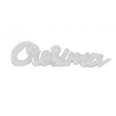 APPLICAZIONE SCRITTA CRESIMA 4,4x1,3cm 12pz
