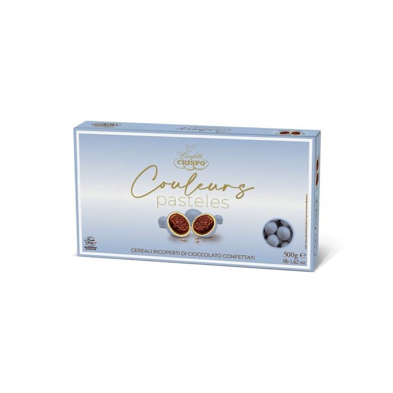 COULEURS PASTELES CEREALI RICOPERTI DI CIOCCOLATO CONFETTATI 500gr CARTA DA ZUCCHERO