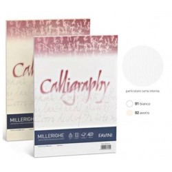 CARTA A4 MILLERIGHE 200gr RISMA 50fg BIANCO