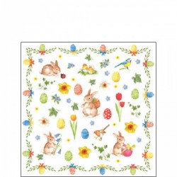TOVAGLIOLI 25x25 PASQUA COLLAGE 20pz