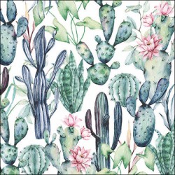 TOVAGLIOLI 33x33 CACTUS WATERCOLOUR 20pz