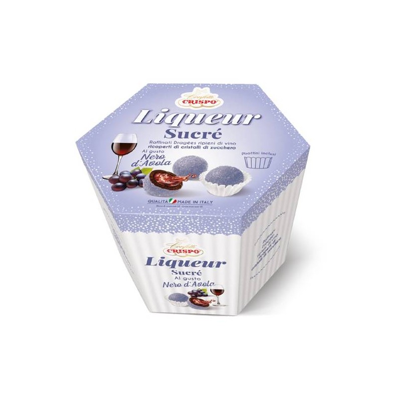 LIQUEUR SUCRè DRAGEES NERO D'AVOLA 500gr C/GRANELLA GLICINE
