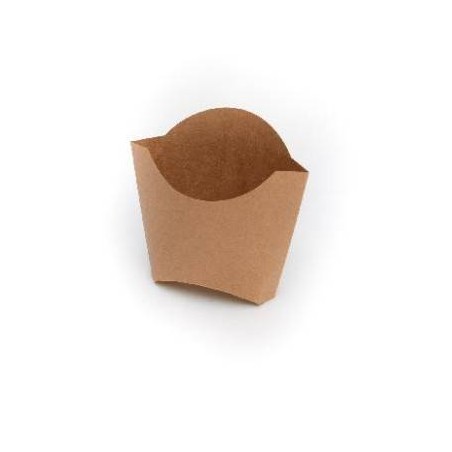 PORTAPATATINE IN CARTONCINO 12,5x5x12,5cm AVANA 25pz