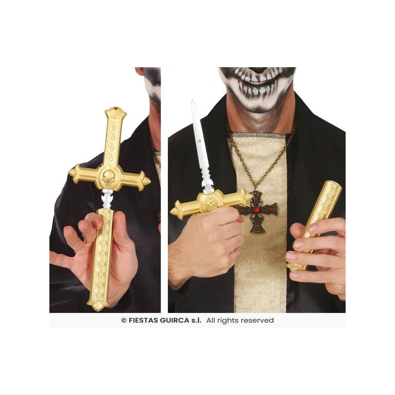 CROCE CON PUGNULE 26cm