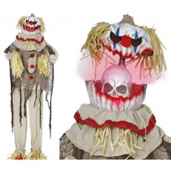CLOWN SPAVENTAPASSERI C/LUCE SUONO E MOVIMENTO 175cm