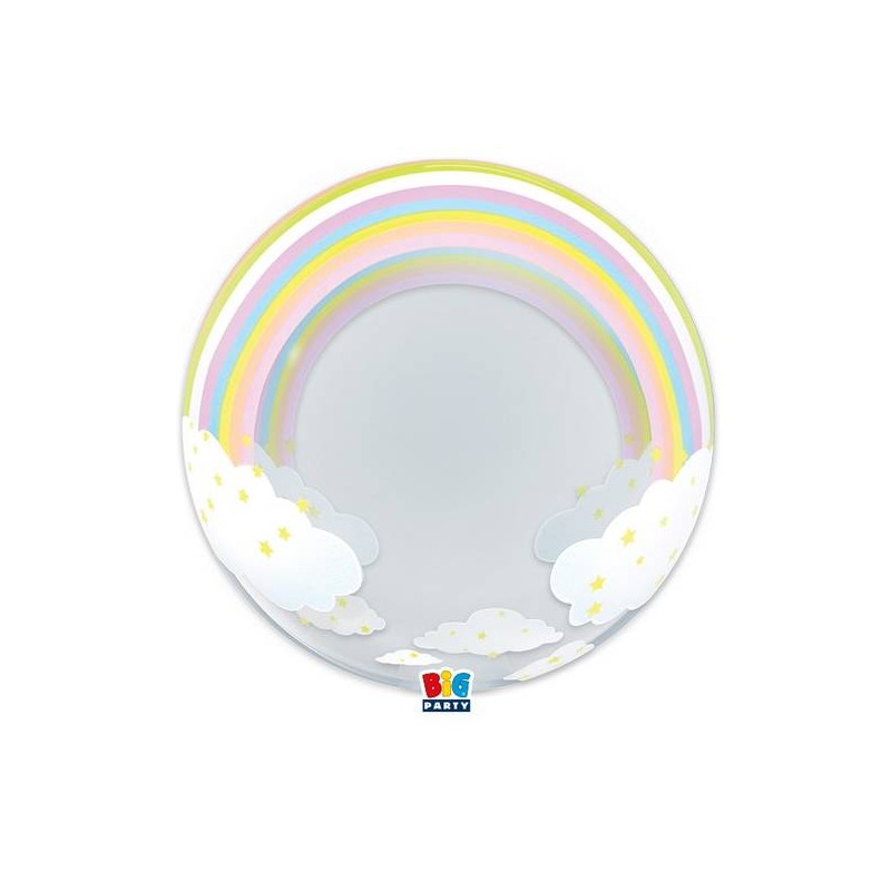 PALLONE BUBBLE RAINBOW 50cm