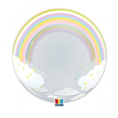 PALLONE BUBBLE RAINBOW 50cm
