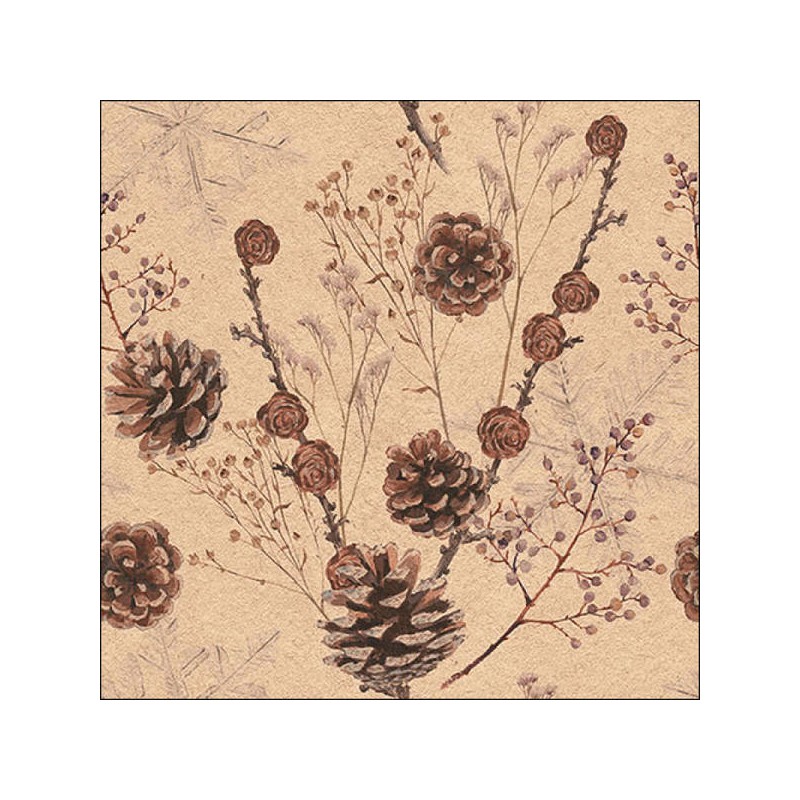 TOVAGLIOLI 33x33cm RICICLATO PIGNA NATURAL 20pz