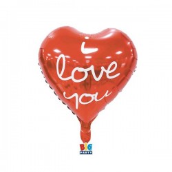PALLONE MYLAR CUORE ROMANCE 45cm