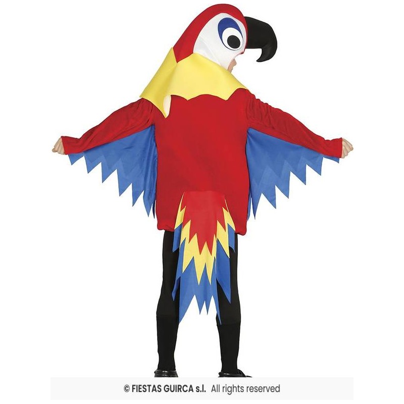 COSTUME PAPPAGALLO BIMBO 5-6 ANNI