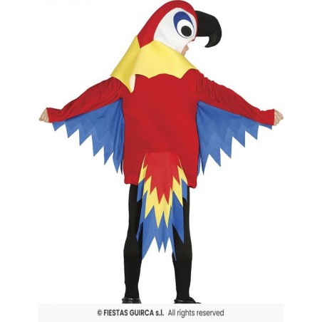 COSTUME PAPPAGALLO BIMBO 5-6 ANNI