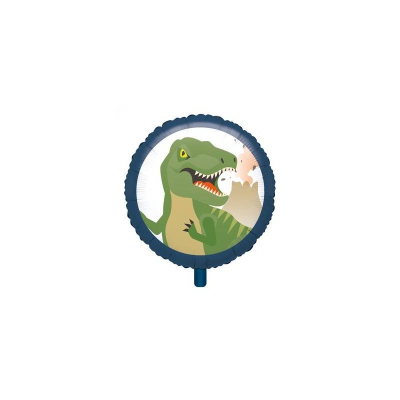 PALLONE MYLAR TONDO DINOSAURO 43cm