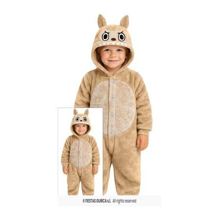 COSTUME TUTA LULU MONSTER BEIGE 5-6 ANNI