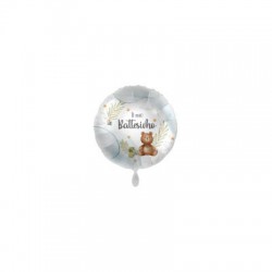 PALLONE MYLAR TONDO 17 45cm IL MIO BATTESIMO AZZURRO