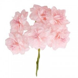 FIORE PEONIA ø5cm ROSA 12pz