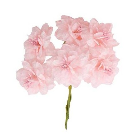 FIORE PEONIA ø5cm ROSA 12pz