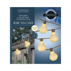 LUCI 10LED FISSA DA ESTERNO 4,5mt