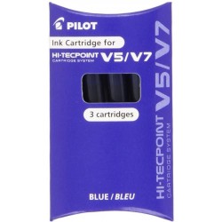 CARTUCCE REFILL PILOT V5 HI-TECPOINT 3PZ BLU