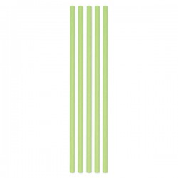 CANNUCCE ECOLOR IN CARTA ø0,5x20cm VERDE MELA 50pz