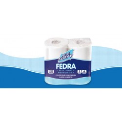 CARTA IGIENICA SOFFY FEDRA 4 ROTOLI SUPERCOMPATTA 1920STR