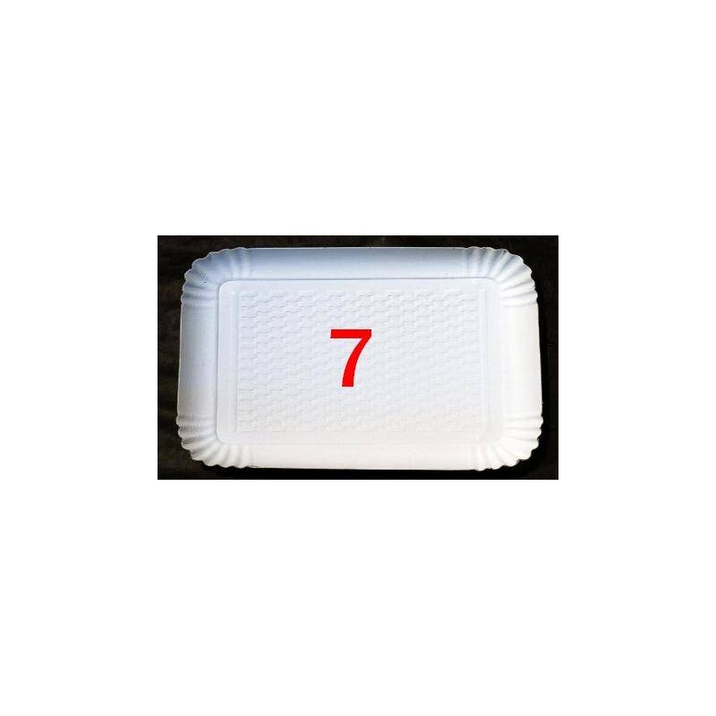 VASSOIO CARTONE BIANCO N°7 33x26 2 PEZZI