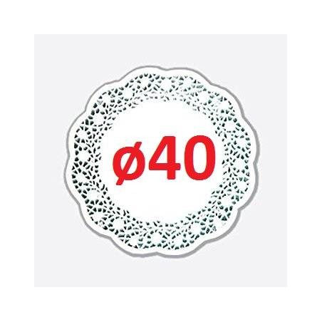 PIZZO PORCELLANATO TONDO ø40 10pz