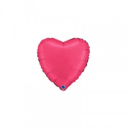 PALLONE MYLAR CUORE 18 45cm LIPSTICK SATIN