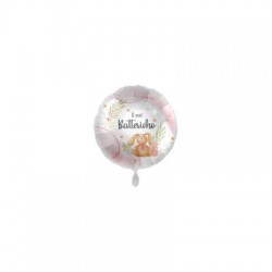PALLONE MYLAR TONDO 17 45cm IL MIO BATTESIMO ROSA