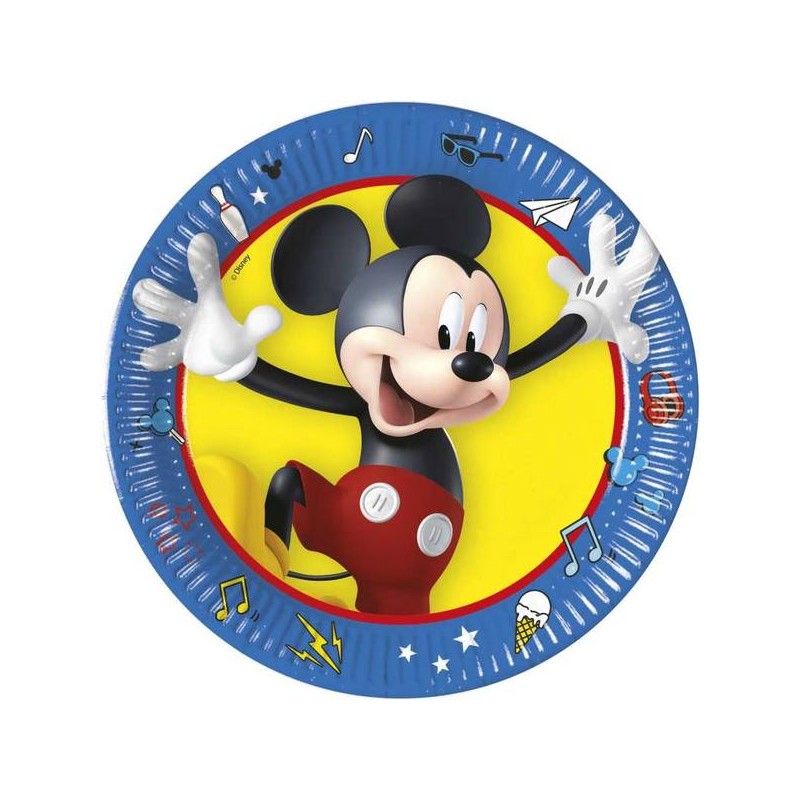 PIATTI CARTA DESSERT ø20cm TOPOLINO PALS 8pz