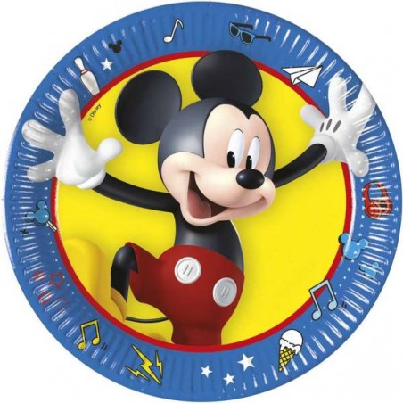 PIATTI CARTA DESSERT ø20cm TOPOLINO PALS 8pz