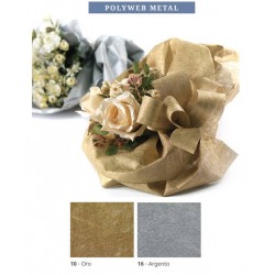 BOBINA POLYWEB METAL cm51x9mt 16-ARGENTO