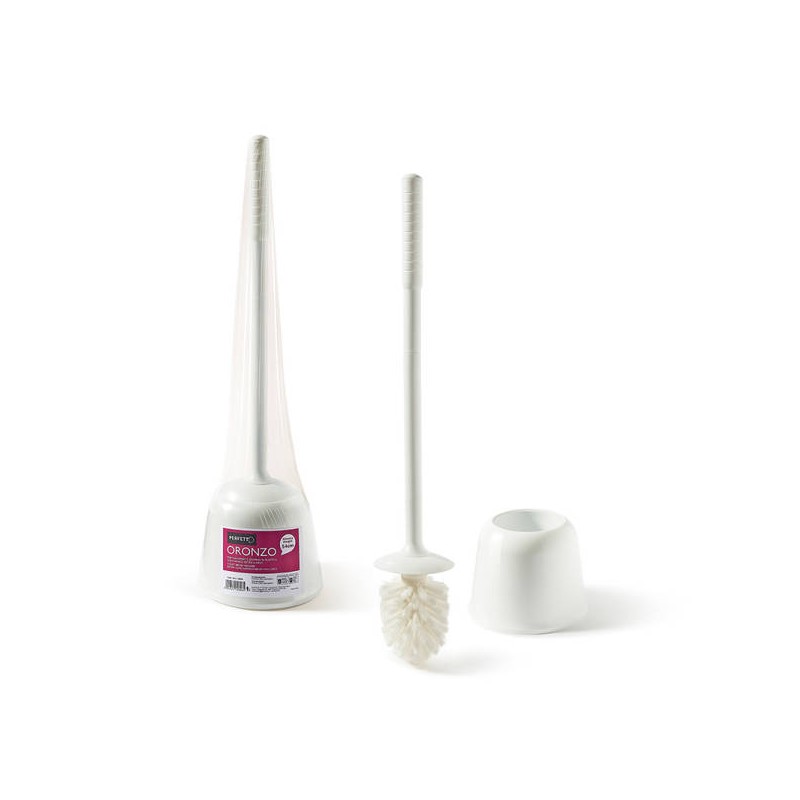 SCOPINO WC ORONZO MANICO EXTRALUNGO 53cm BIANCO