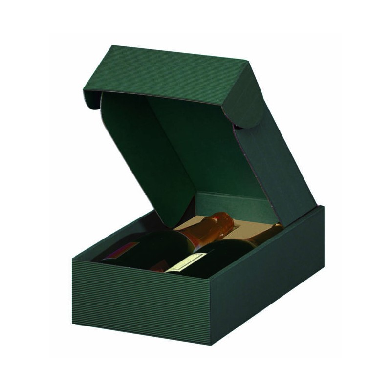 CANTINETTA 2 BOTTIGLIE ONDA VERDE 20x33,5x9