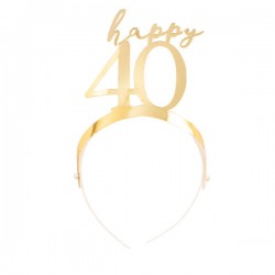 CERCHIETTO HAPPY 40 GOLD 4pz