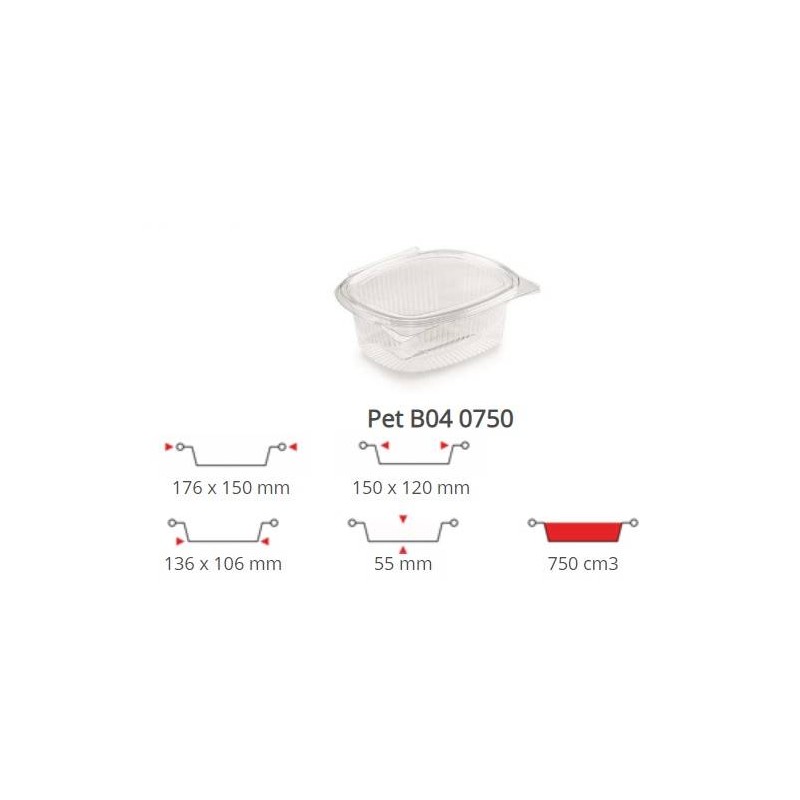 OVALINO PET 750CC 100PZ B04 CONTITAL