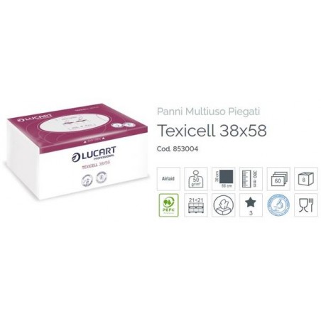 ASCIUGAMANO AIRTEXT AIRTECH 38x58cm 60pz