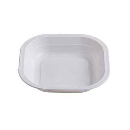 PIATTO PP 10,5gr 18x18x3,5cm BIANCO 50pz