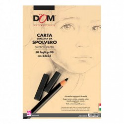 CARTA SPOLVERO CWR 90gr 23x33cm 50 FOGLI