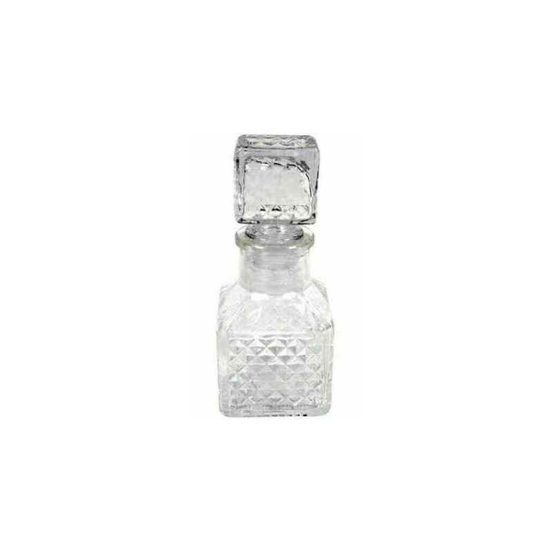 BOTTIGLIA VETRO DECOR QUADRATA 50ml
