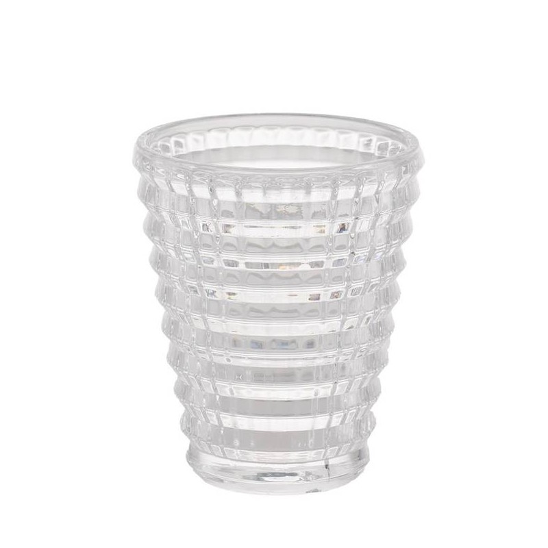 BICCHIERE VASO IN VETRO TONDO ø10cm