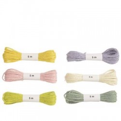 NASTRO JUTA mt5x2cm COLORI ASS.TI